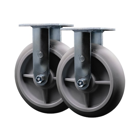 Service Caster Replacement Caster Set for Magliner Casters 13064 & 130029, 2PK MAG-SCC-30R820-TPRRD-2